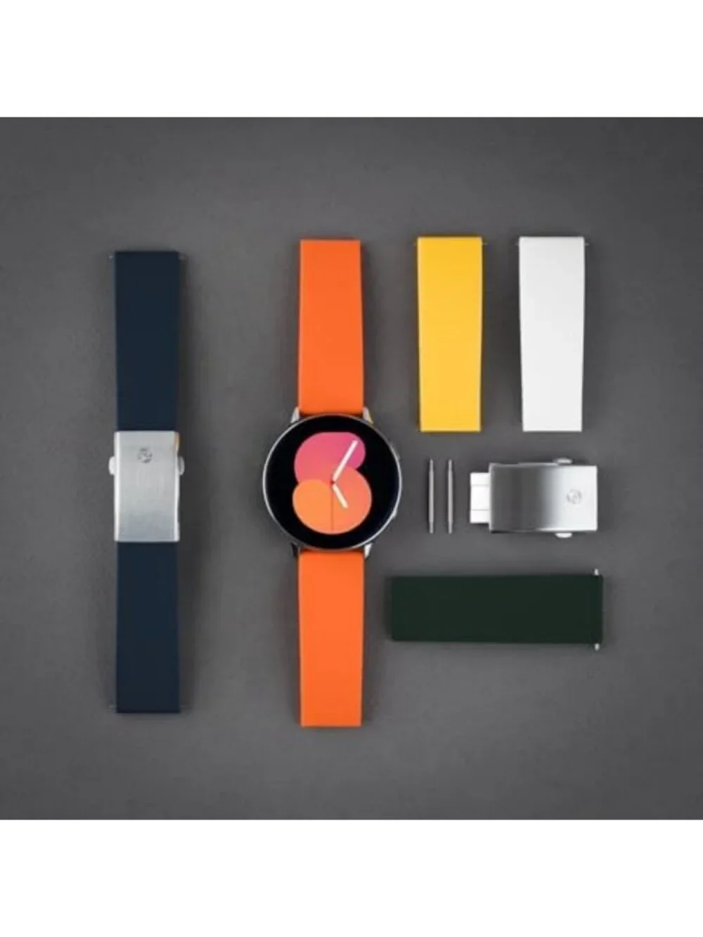 Custom Fit Silicone Watch Strap - Quick Release, Durable & Comfortable Design